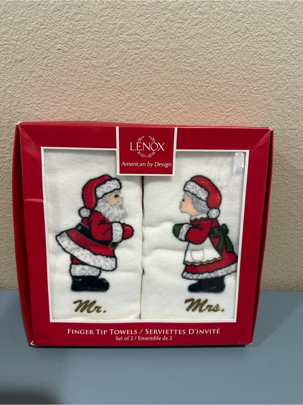 Lenox Santa Fingertip Towels set of 2